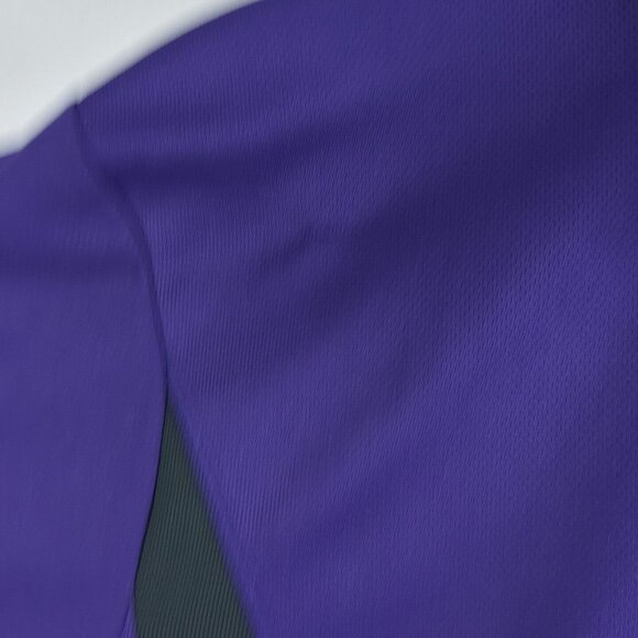 Baltimore Ravens NFL Team Apparel Mens Purple Polo 2XL Moisture Wicking Stretch - Picture 4 of 15